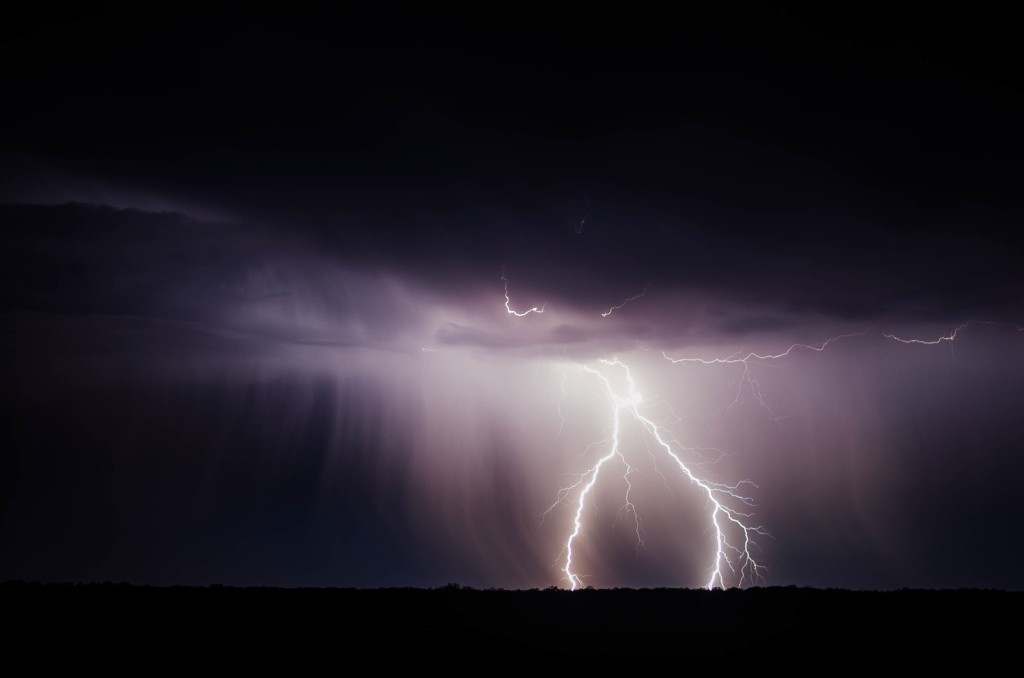 There's a place for everything in this world -- even angry lightning storms.