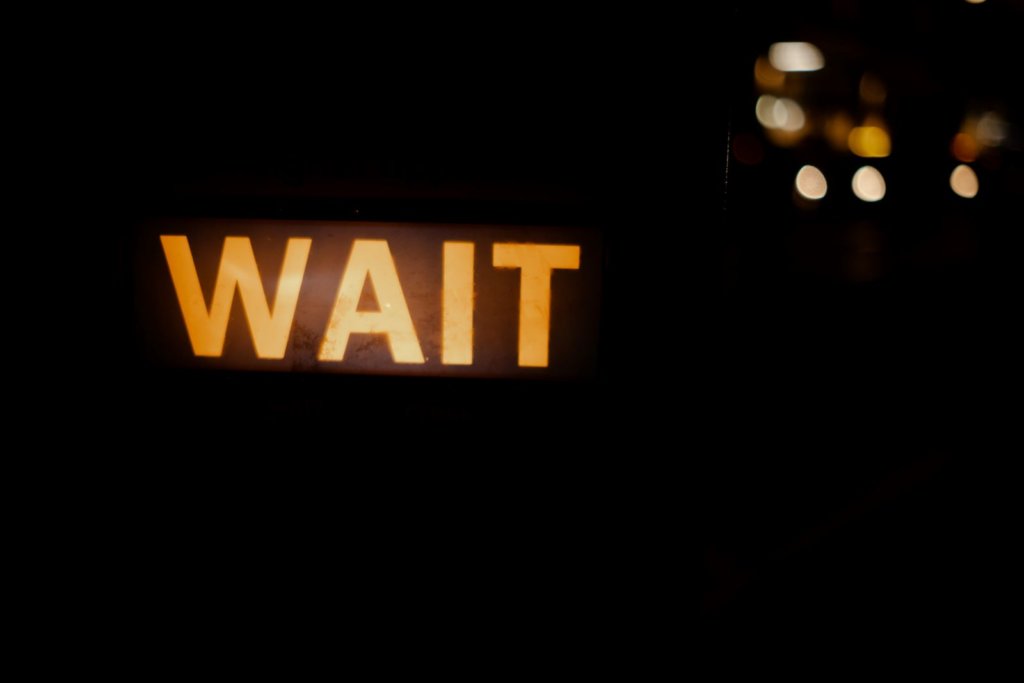 wait sign