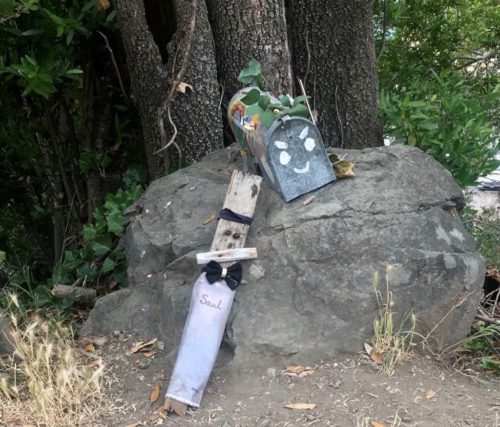 painted mailbox