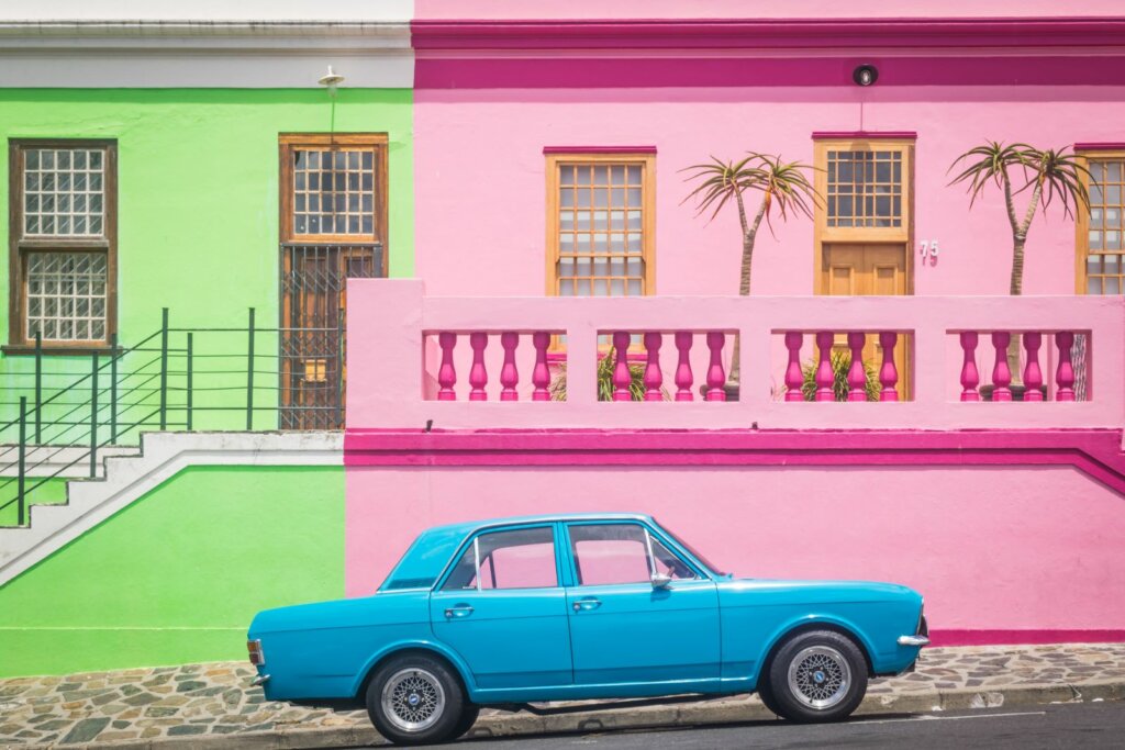 Bold colors in Cape Town