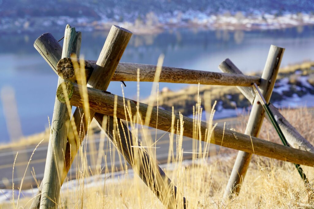 wooden fence in the grass -- spiritual blog