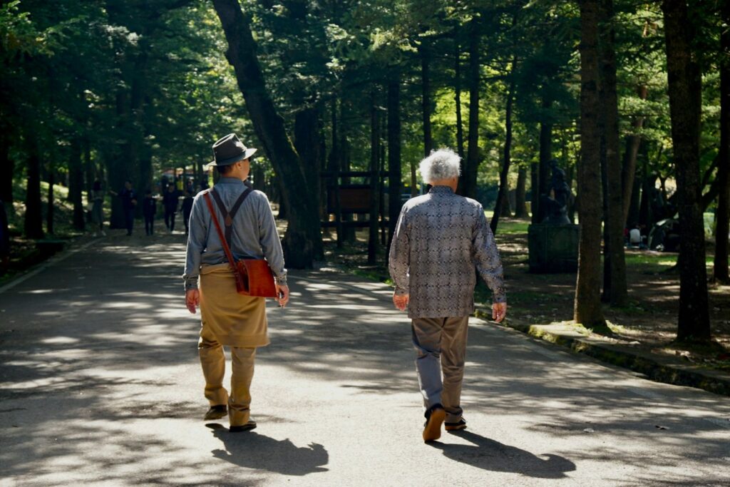 walking together